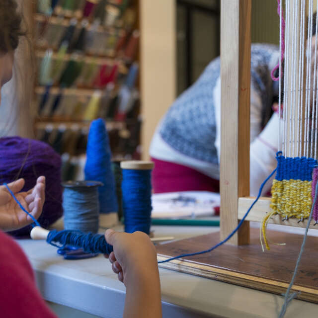 Atelier textile: Exposition Cécile Le Talec