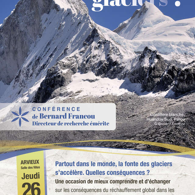 Conférence - La fin des glaciers ?