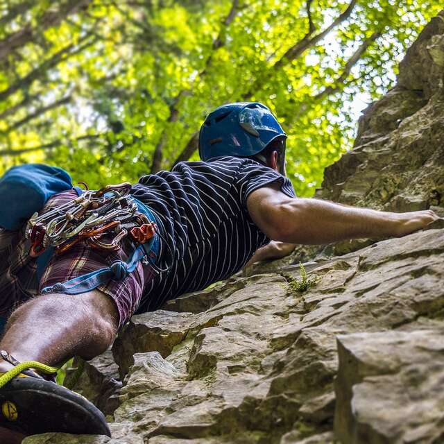 Climbing session