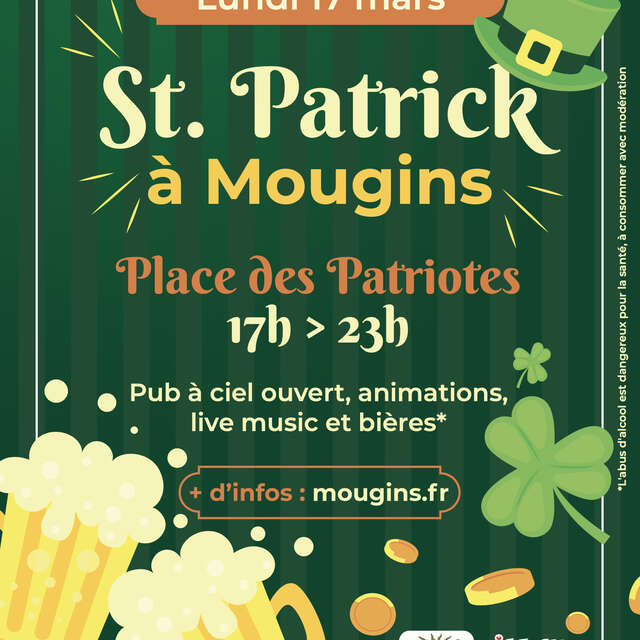 Saint Patrick's day in Mougins