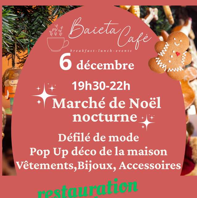 Marché de Noël nocturne