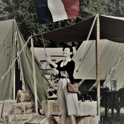80 ans parachutage - Reconstitution Historique du camp "Liberté"