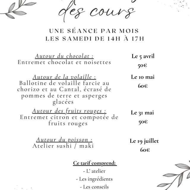 Atelier cuisine