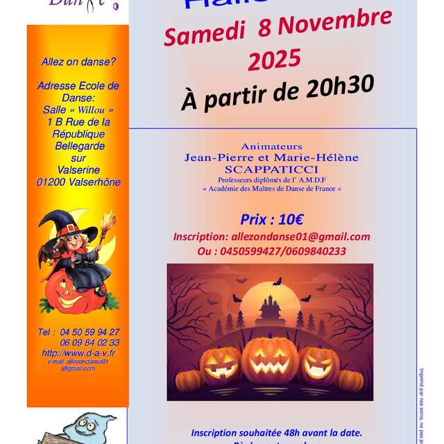 Soirée toutes danse Halloween
