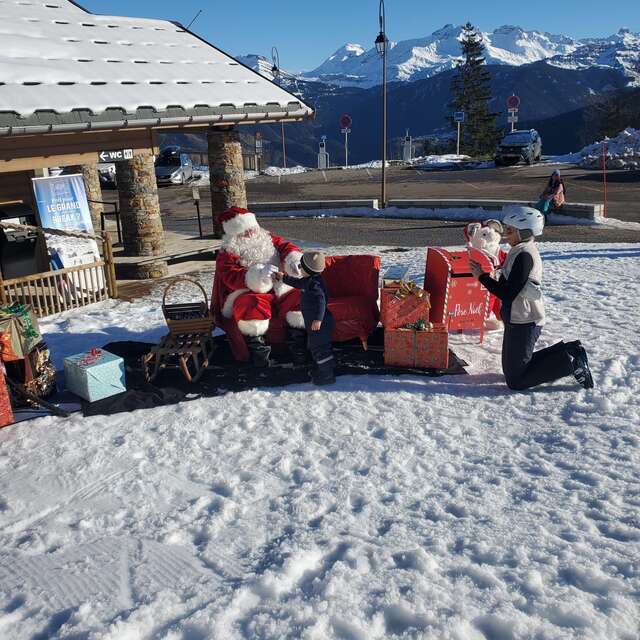Photo avec le Père Noël