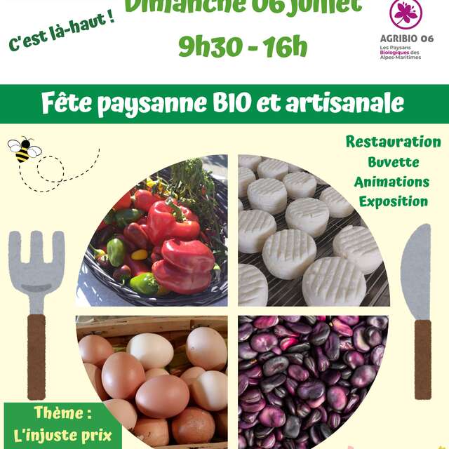 Foire Bio et artisanale "un été bio, c'est la-haut"
