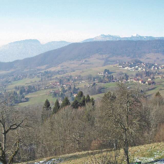 Grand circuit pédestre des Roux - 2h15 - Départ Bourg St-Martin-d'Uriage