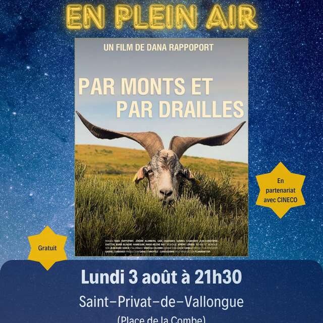 Projection en plein air