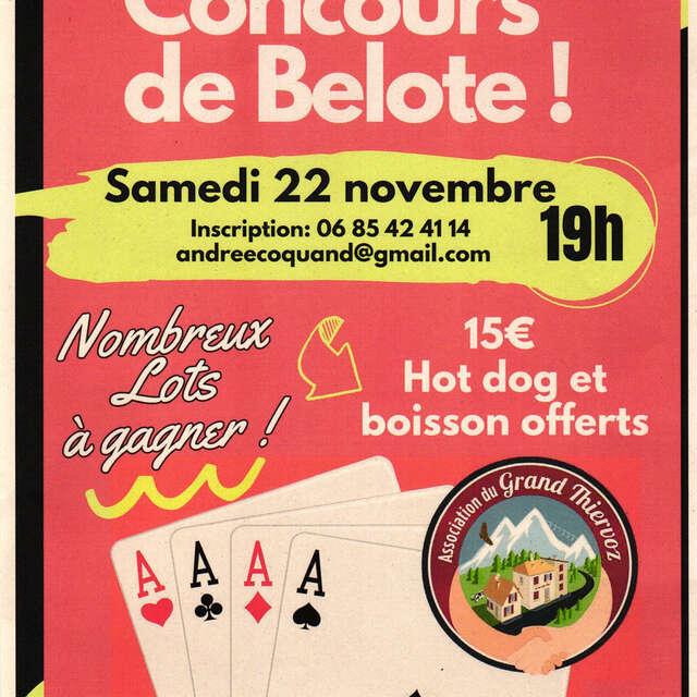 Concours de belote