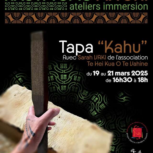 Immersion workshops - Rauti Tumu Ma'ohi