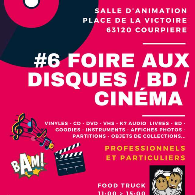 Foire aux disques, au cinéma et à la BD - 6ème édition