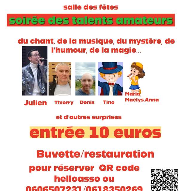 Soirée des talents organisée