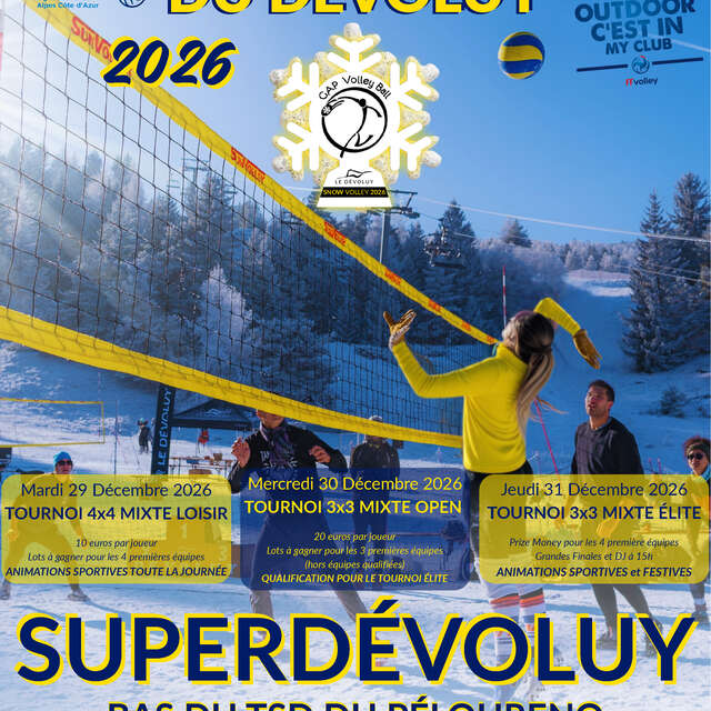 6e Tournoi Open de Snow Volley