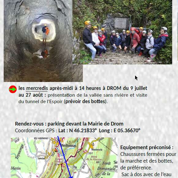 Sur les chemins de l'eau à Drom/Ramasse