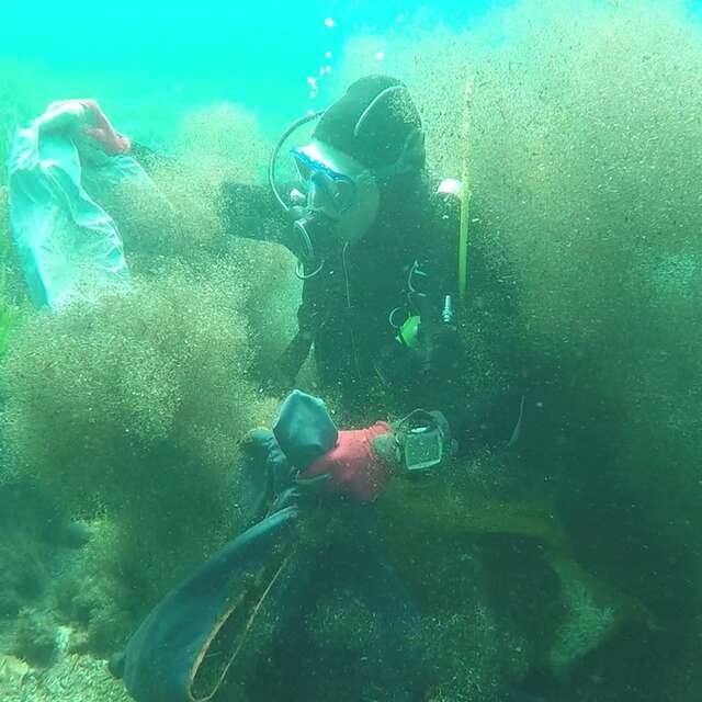 Opération nettoyage des fonds marins