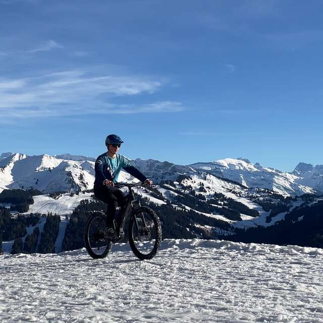 VTT Electrique sur Neige