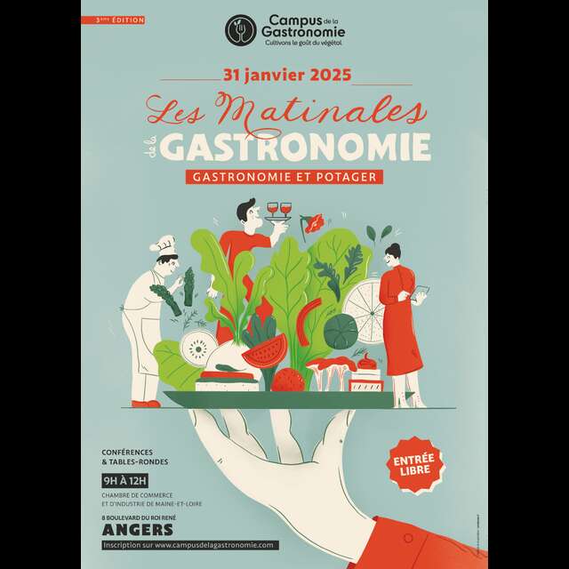 Les Matinales de la Gastronomie : Gastronomie et potager, l'art de bien manger.