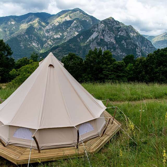 Escapade bien être et sportive dans le Mercantour avec nuit en tipi