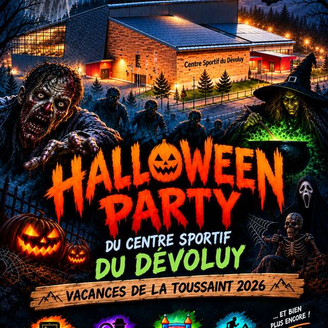 Halloween party au Centre Sportif du Dévoluy