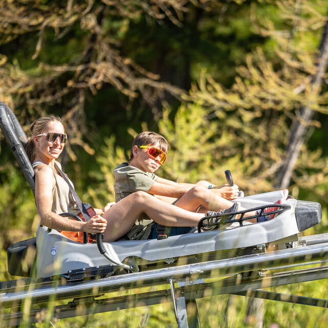 Luge sur rail du Caribou