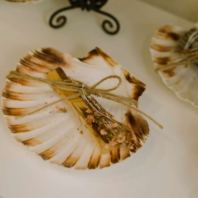 Atelier Ecrin marin en coquille St Jacques chez Vagues et Chineries