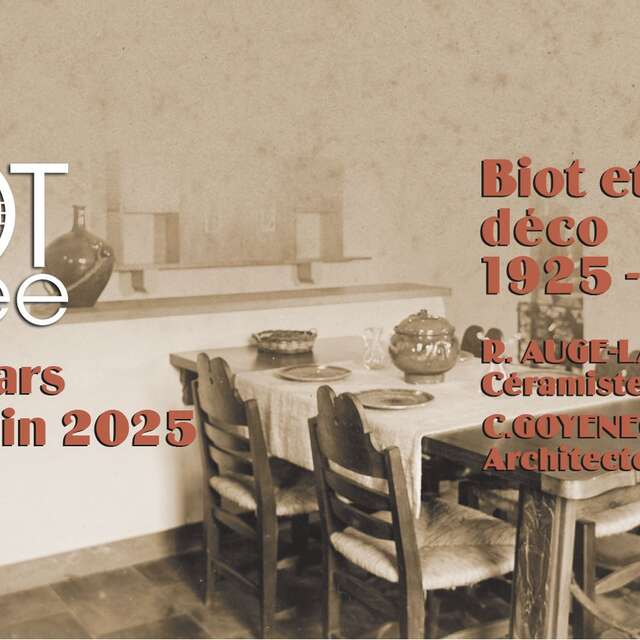 Exposition "Biot et l’Art déco 1925 / 1937"