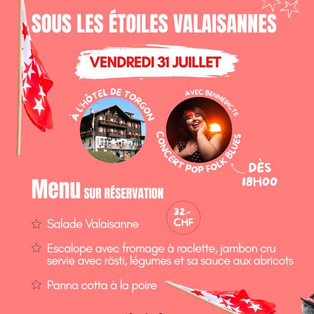 Soirée sous les étoiles valaisannes