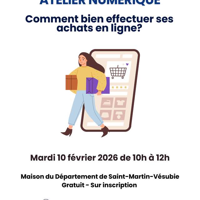 Atelier numérique - Comment bien effectuer ses achats en ligne ?