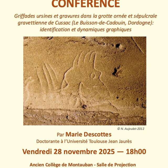 Conférence - Archéologie par M. Descottes