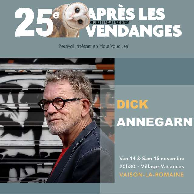 Dick Annegarn concert - Festival Après les Vendanges