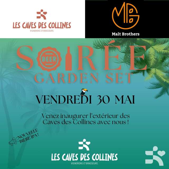 Soirée Garden Set - Les Caves des Collines