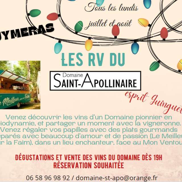 Die Weintermine der Domaine St Apollinaire