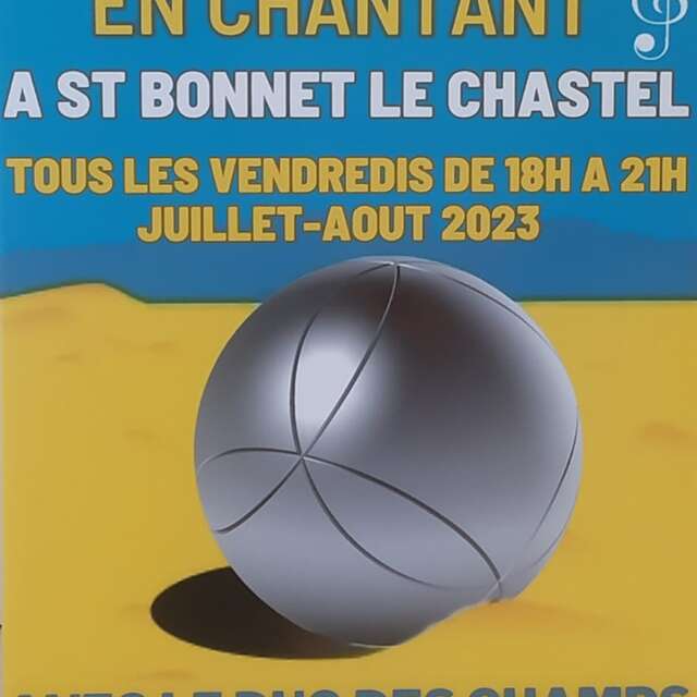 Les concerts apéros pétanque