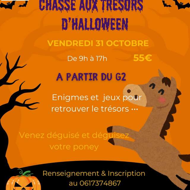 Chasse aux trésors d'Hallowwen