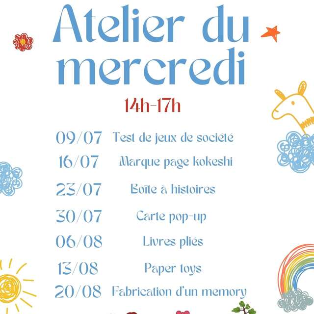 Médiathèque de Vence atelier pop up