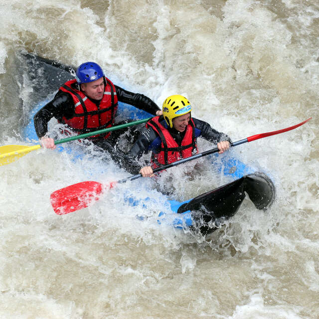 Kayak-raft sur la Dranse