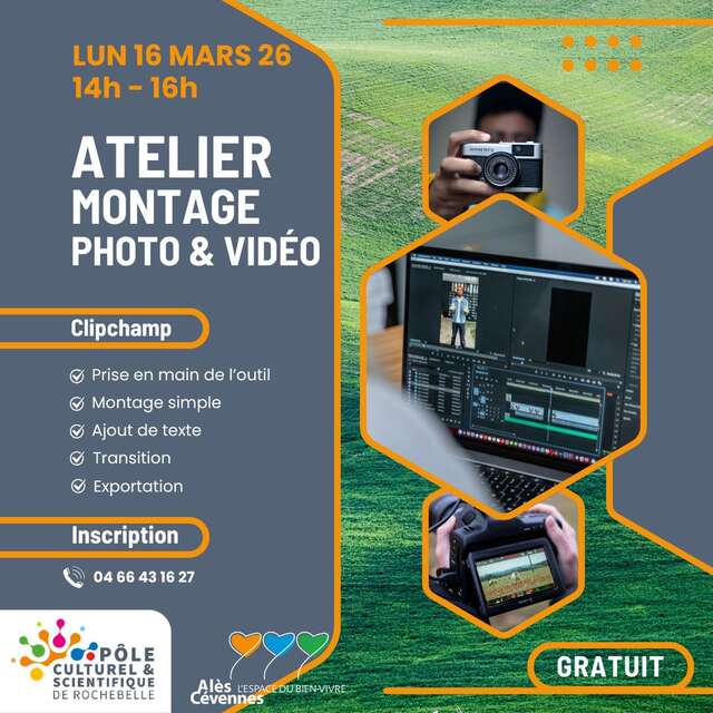 Atelier - Montage photo et vidéo