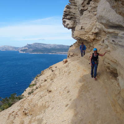 La Ciotat Philémon's route (climbing/caving) - full day