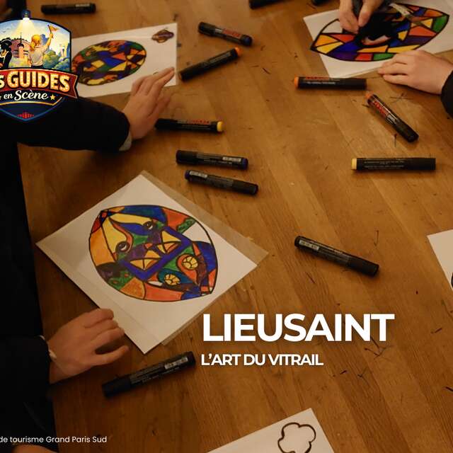 "Les Guides en scène" : L’art du vitrail à Lieusaint