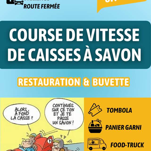 Course de vitesse de caisses à savon