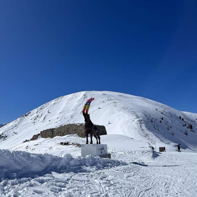Escursione con le ciaspole della Lombardia
