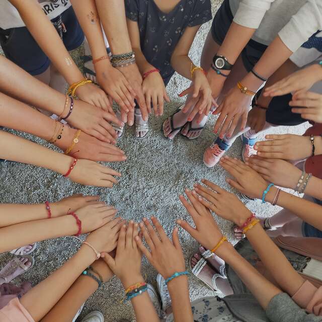 Bracelets en macramé