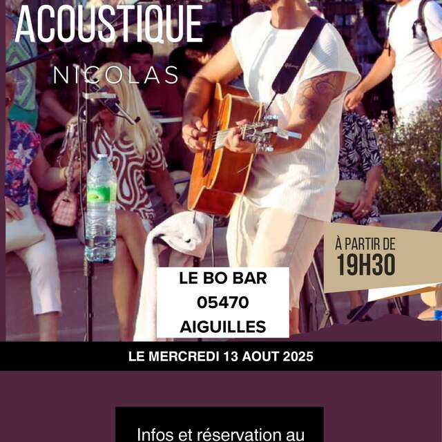 Soirée repas concert au Bô Bar