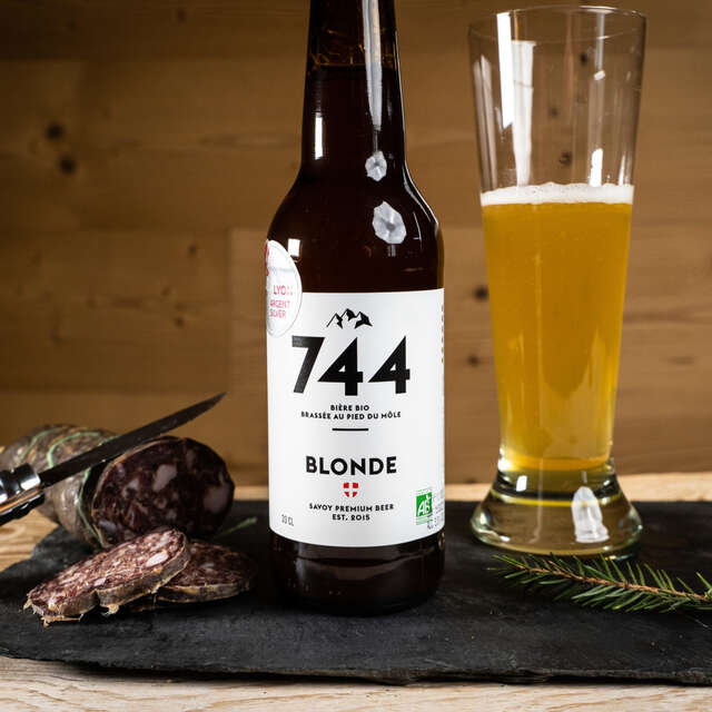 Dégustation bières bio de la société 744