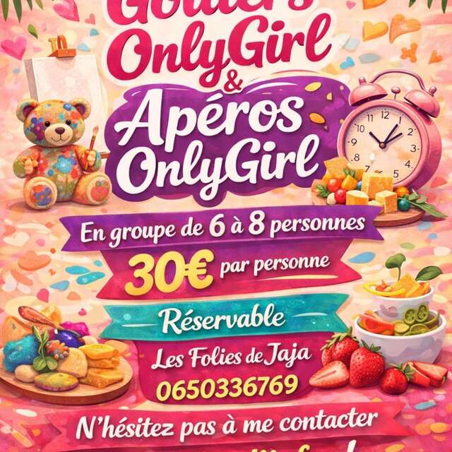 Laboratorio creativo Merende e aperitivi only girl