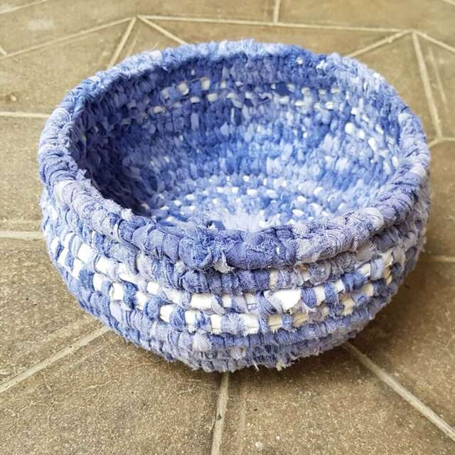 Vos escapades Artisanales "Tresser votre corbeille en tissu"