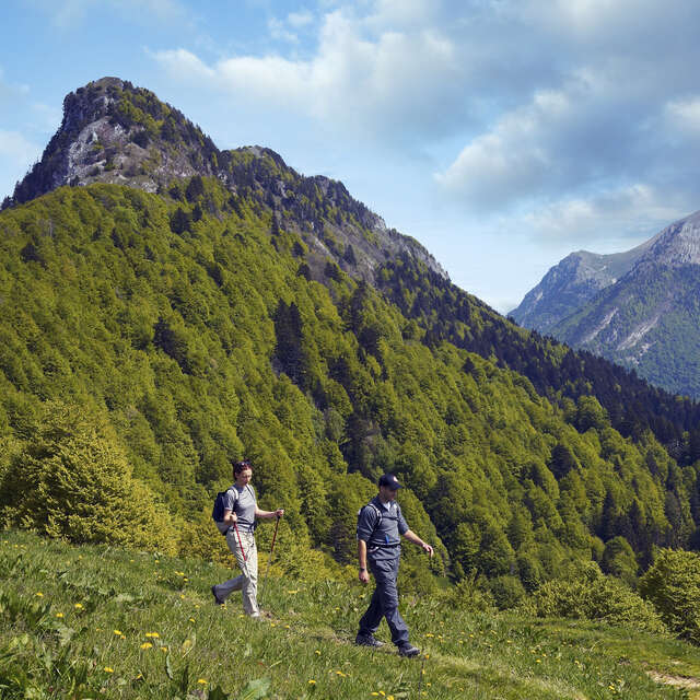La Galoppaz en boucle par la combe Servenne