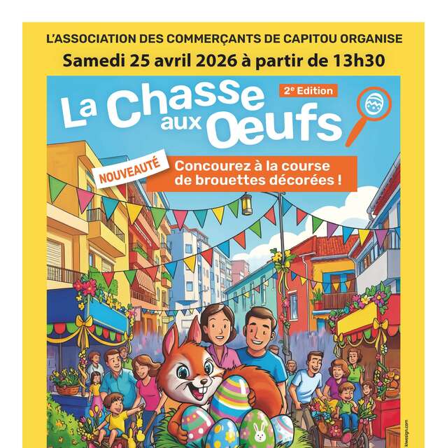 La Chasse aux oeufs - Association des Commerçants de Capitou