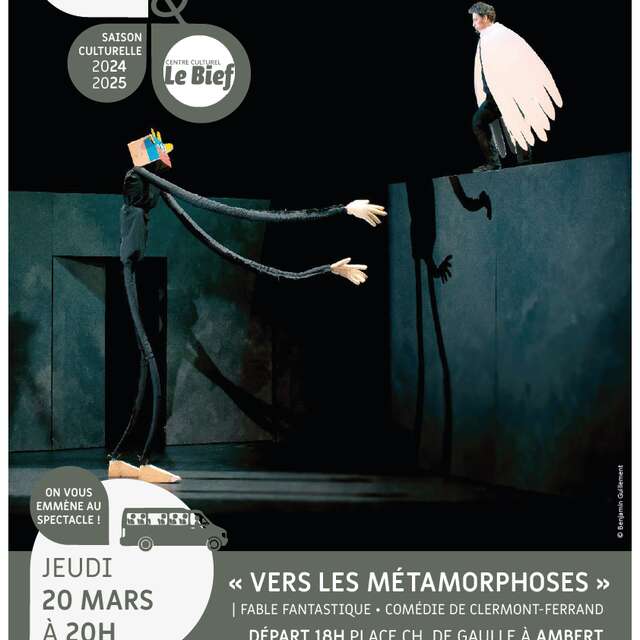 On vous emmène à La Comédie de Clermont  - "Les Métamorphoses" d'Etienne SAGLIO