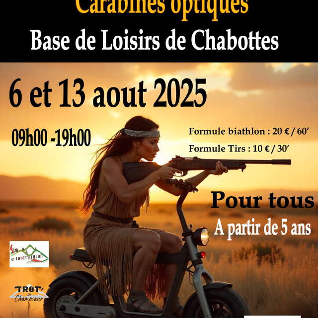 Biathlon en Etrott tout-terrain carabine optique